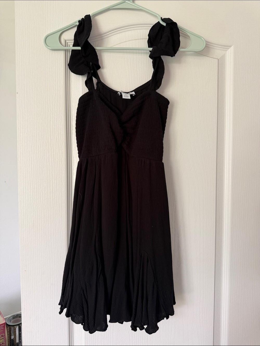RSQ Black Ribbed Scoop Neck romper